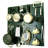 Metal Rectangle Wall Mounted Pot Rack-514584678