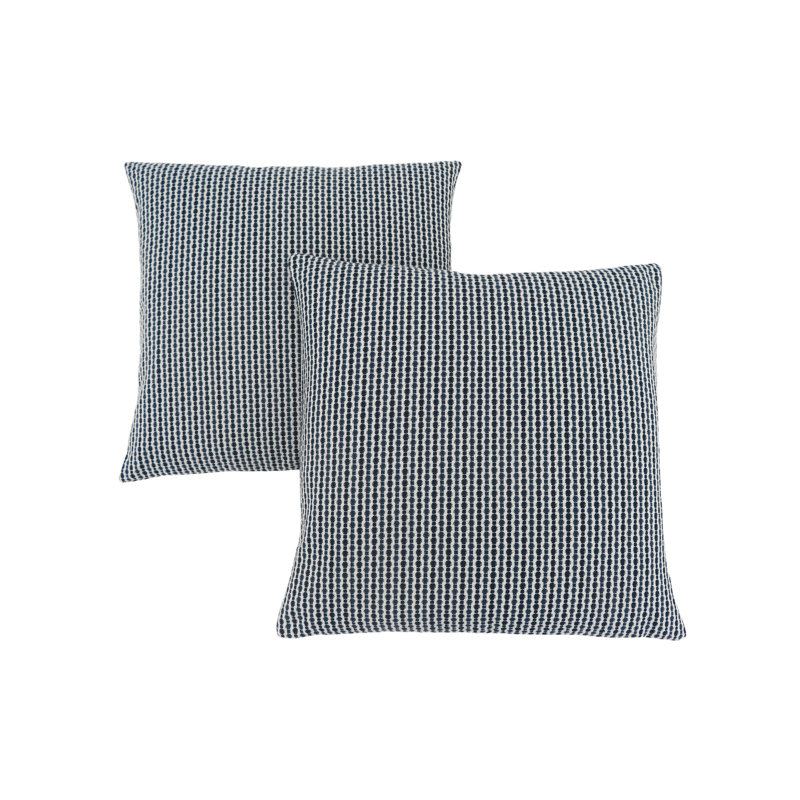 Abstract Geometric Throw Pillow, Blue