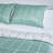 Lacoste Ashcombe Check 100% Cotton Comforter Set, Soft Breathable All-Season with Embroidered Crocodile, Full/Queen 3-Piece Green-112777877-127368446