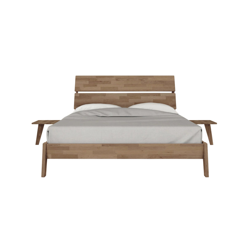 Linn Solid Wood 2 - Piece Bedroom Set, Sand Oak, King