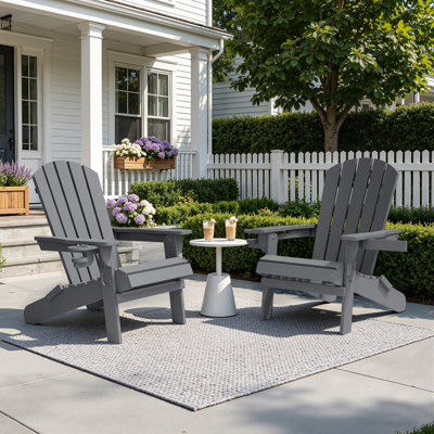 HDPE Folding Adirondack Chair