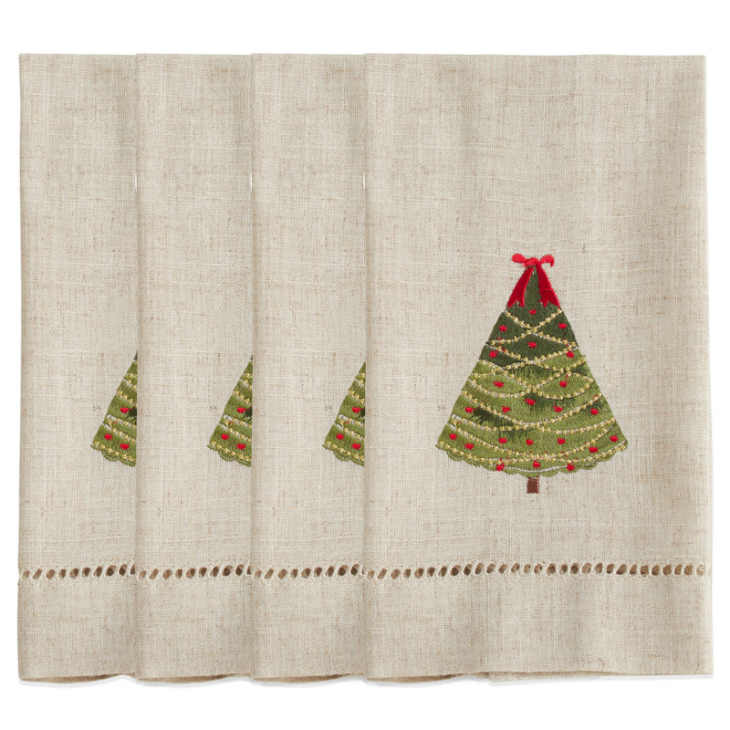 Embroidered Tea Towel Kitchen Towel
