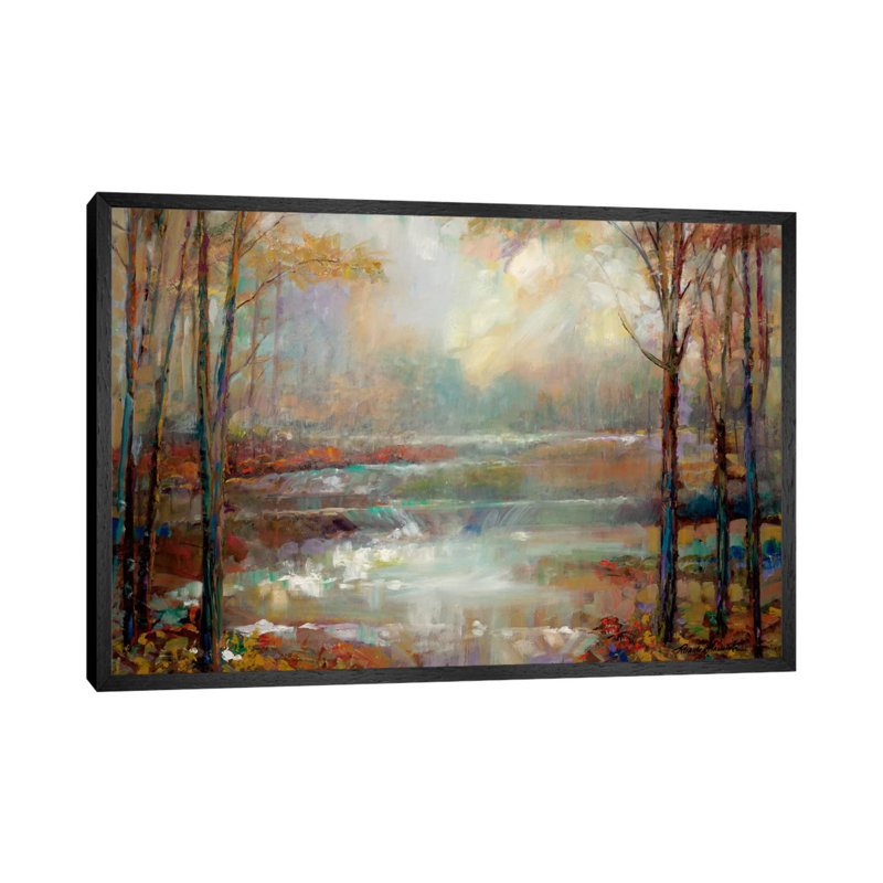 Magical Spring by Ruane Manning - Wrapped Canvas Rectangle Print, Black Floater Framed, 66.04 cm H x 45.72 cm W