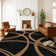 Arnaldur Geometric Black/Gray/White Area Rug