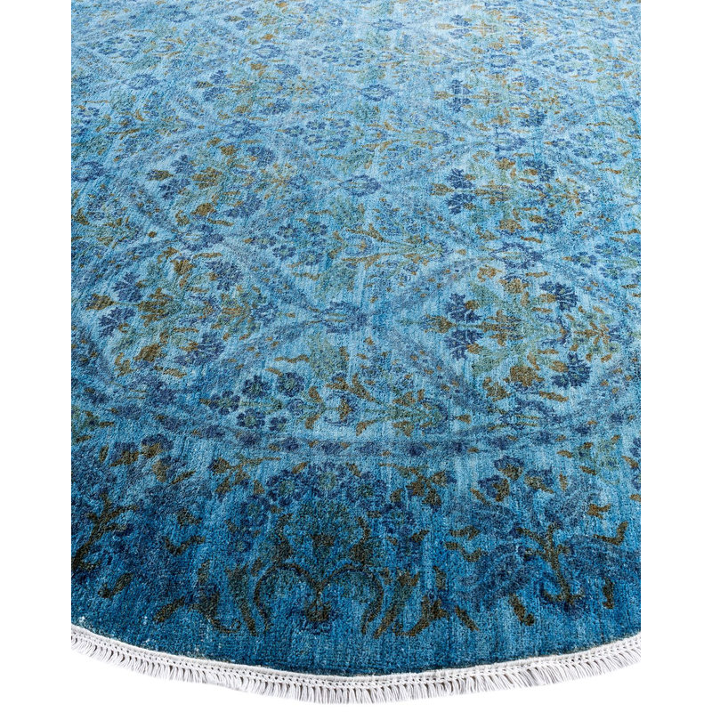 Kleah One-of-a-Kind 8' 1" X 8' 1" Hand Knotted Area Rug