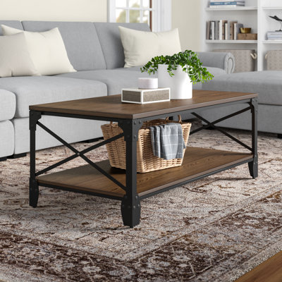 Four Leg Coffee Table with Storage