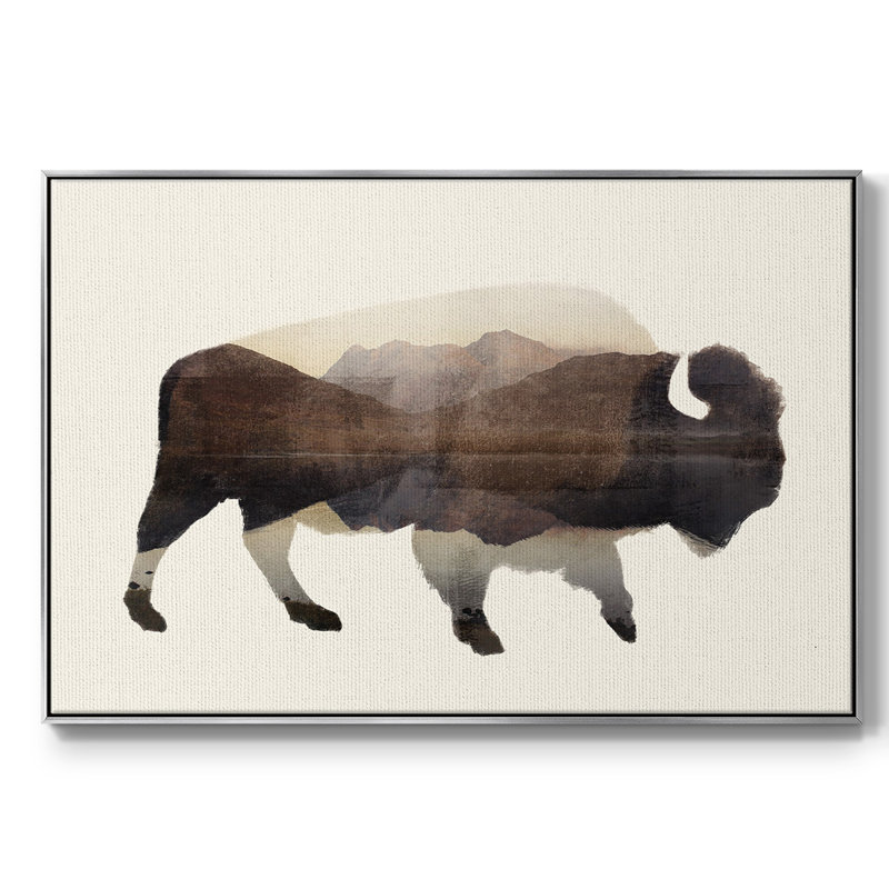 «The Wilderness I», toile tendue avec châssis de qualité supérieure - prête à être accrochée, H 17 po x l 25 po x P 2 po