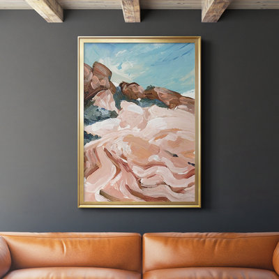 Impasto Plateau I, reproduction encadrée de qualité supérieure - prête à être accrochée