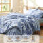 Couvre-lit dans un sac - Motif floral et végétal réversible imprimé d'édredons, de draps, de taies d'oreiller et de taies décoratives, 89 g / m²-110389555