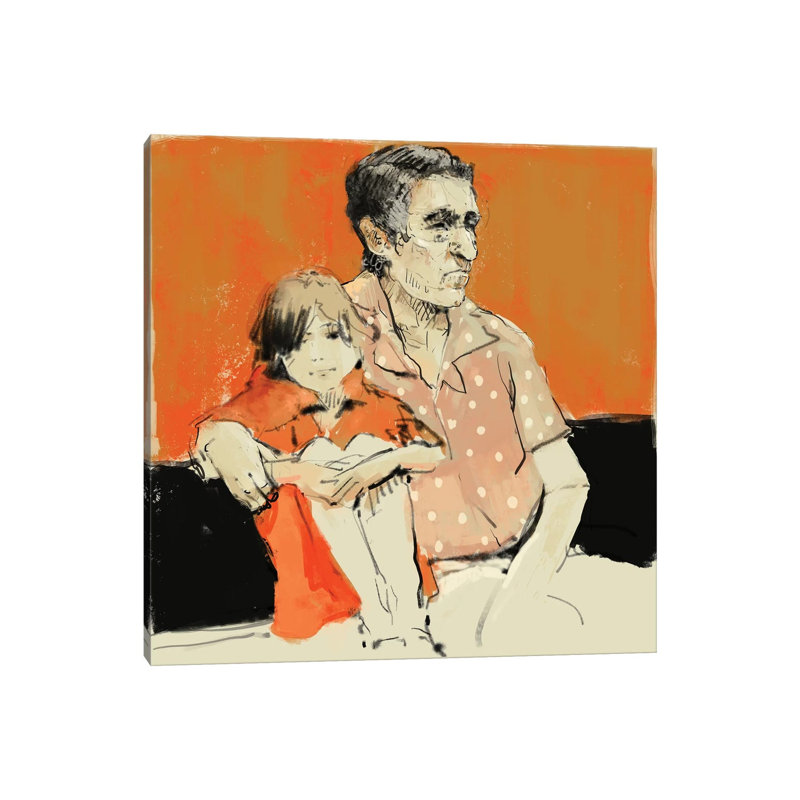 Granddad by Anikó Salamon - Wrapped Canvas Print, 30.48cm H x 30.48cm W