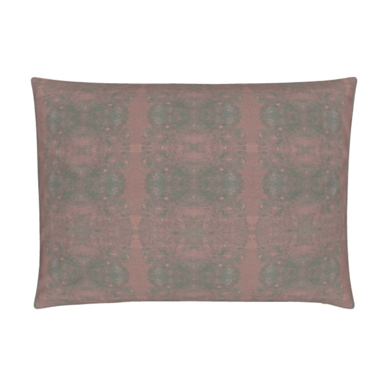 Centerpiece Geometric Lumbar Pillow Cover & Insert, Salmon Geometric