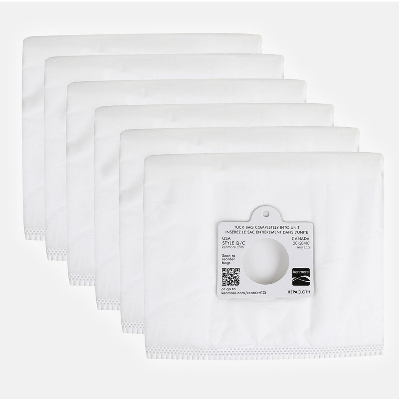 Type Q Hepa Vacuum Bags For Canister Vacuums
