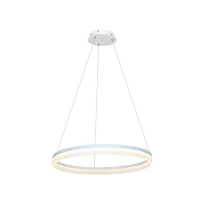 Bisen 1 - Light White Geometric Pendant
