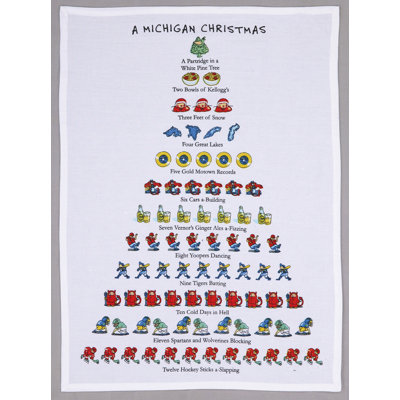 Serviette de cuisine A Michigan Christmas