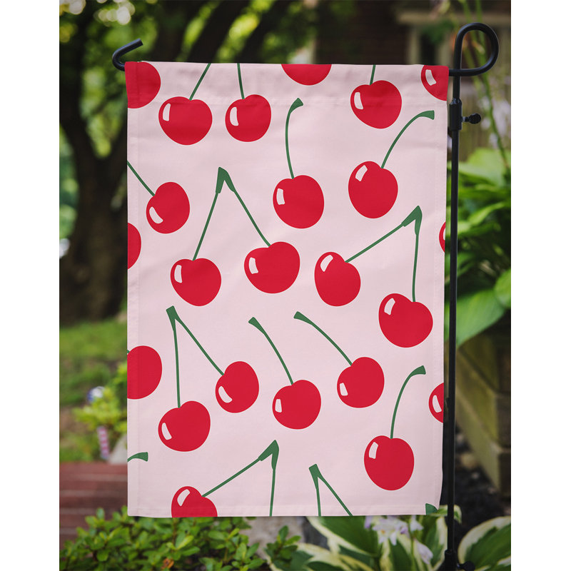 Double Sided 15'' H x 11'' W Polyester Garden Flag, Pink
