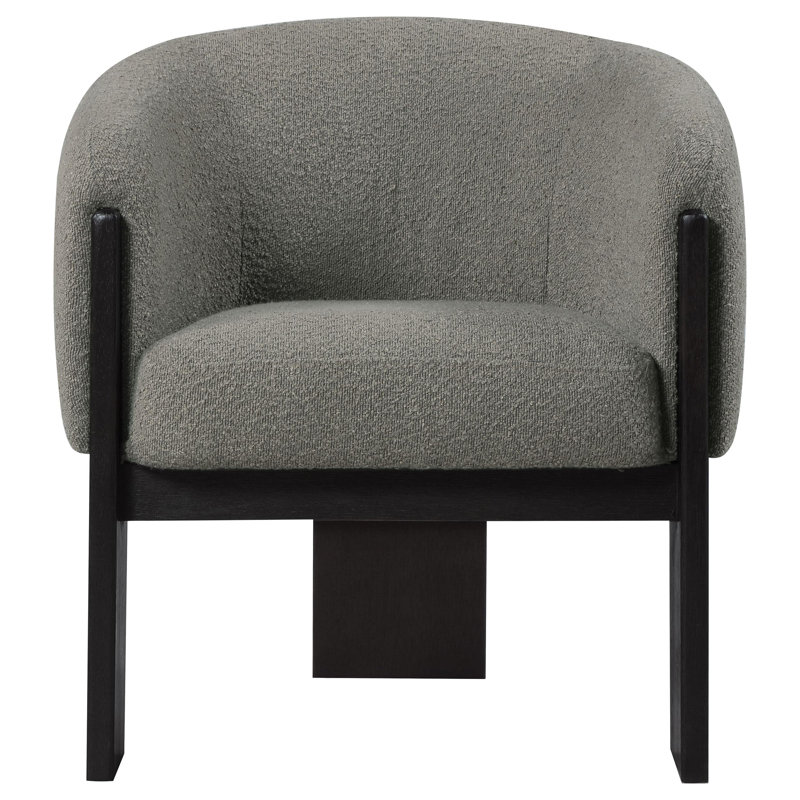 Chaise d'appoint Harroll, Polyester gris