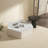 Creative hexagonal rock slab coffee table