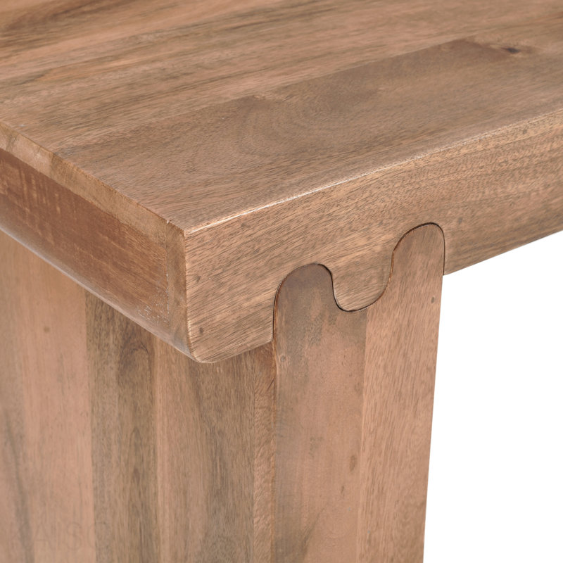 Console, bois de manguier, maison de campagne, 45 po pour entrée - Miel