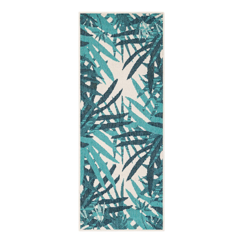 Tapis botanique intérieur / extérieur, Tapis de couloir 2 pi x 5 pi 1 po