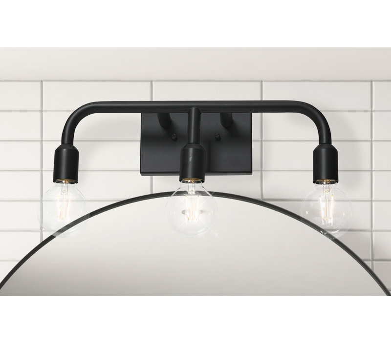Conar 3 - Light Dimmable Vanity Light, Matte Black