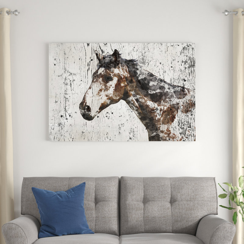 Cheval galaxie II, H 32 po x l 48 po x P 1,25 po