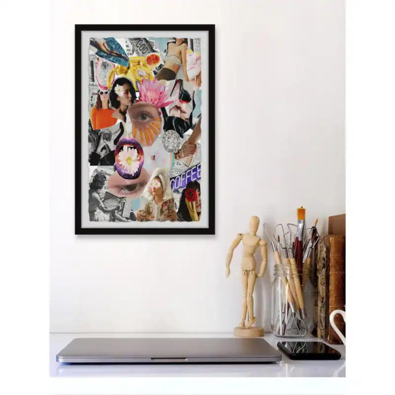 Toile pour affiche Vision Board