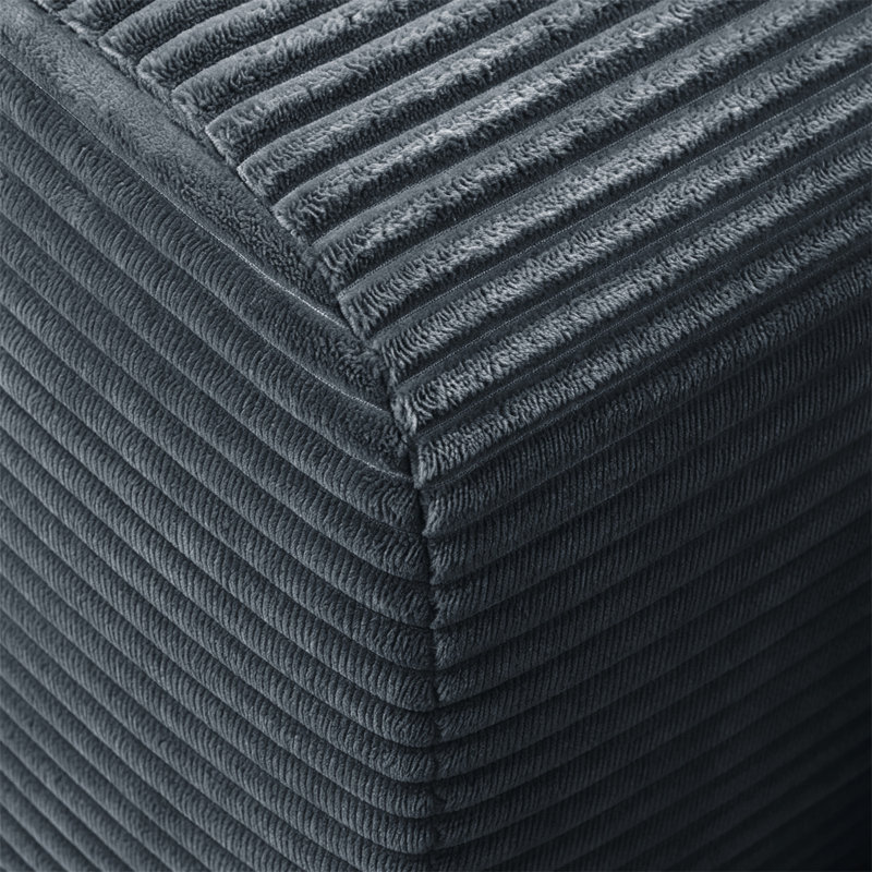 Ensemble de canapé modulaire en L, Grey Corduroy