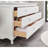 60" Solid Wood Sink Vanity  With 1' Artificial Stone Top-124078121