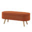Banc de rangement avec repose-pieds ovale Luxury-1769012207