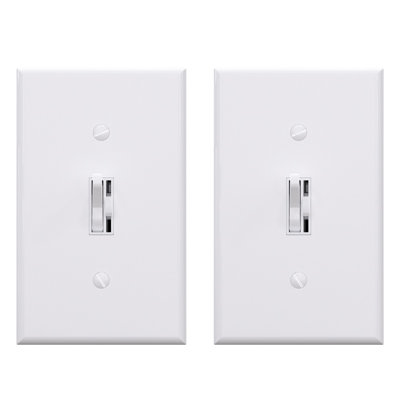3 Tamper Resistant 600 Watt Slide Dimmer