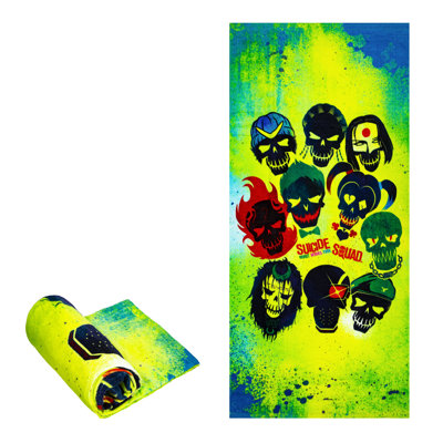 Serviette de plage 100% coton suicide squad