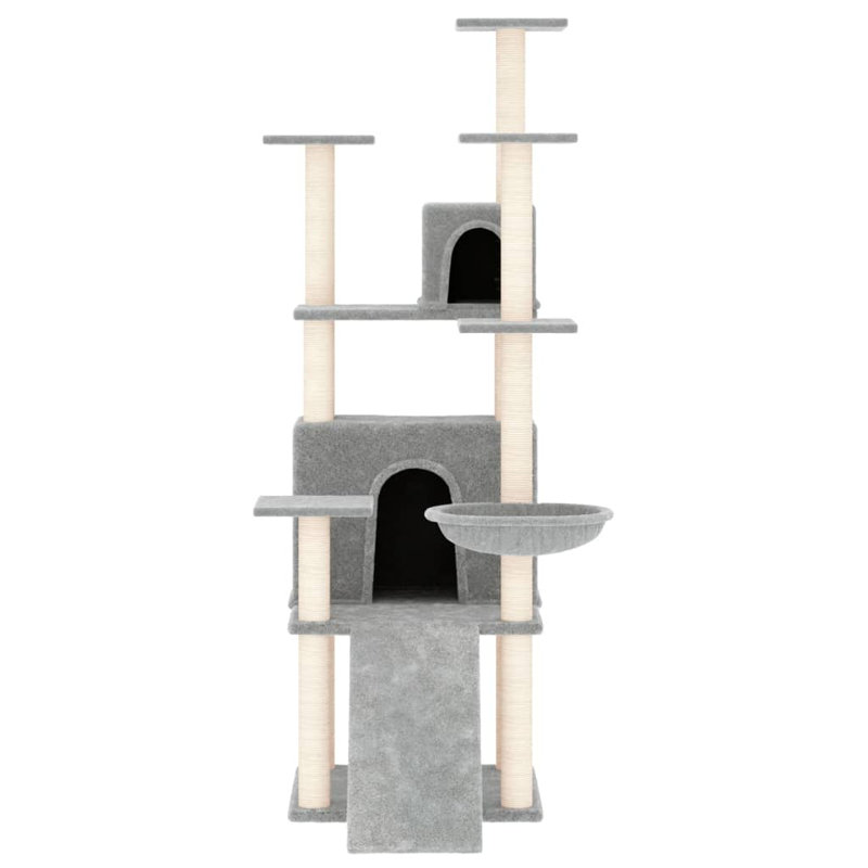 Massey 154cm H Cat Tree, Light Grey