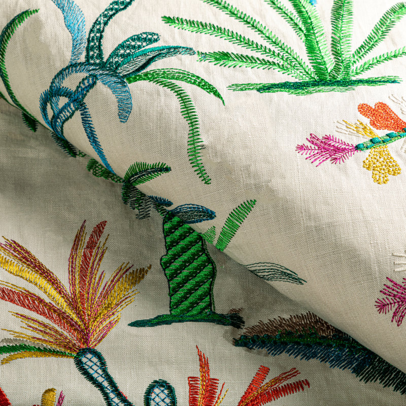 Majorelle Martil Emb Performance Fabric, Jewel
