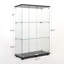 Vitrine à deux portes avec 3 portes vitrées-585286372