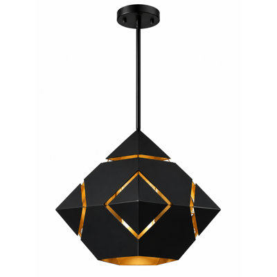 Streater 4 - Light Geometric Chandelier