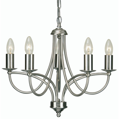 Mill 5 - Light Candle Style Chandelier