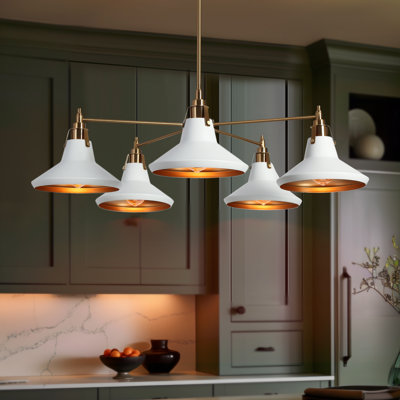 Germanton 5 - Light Dimmable Chandelier