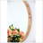 Round Wood Mirror, Wall Mounted Mirror Home Decor For Bathroom Living Room