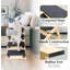 Escalier / rampe pour chien 2 en 1 avec 4 marches, escalier pliable pour lit de voiture