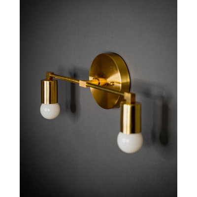 Applique murale de salle de bain 2 lumières Milewski Milewski