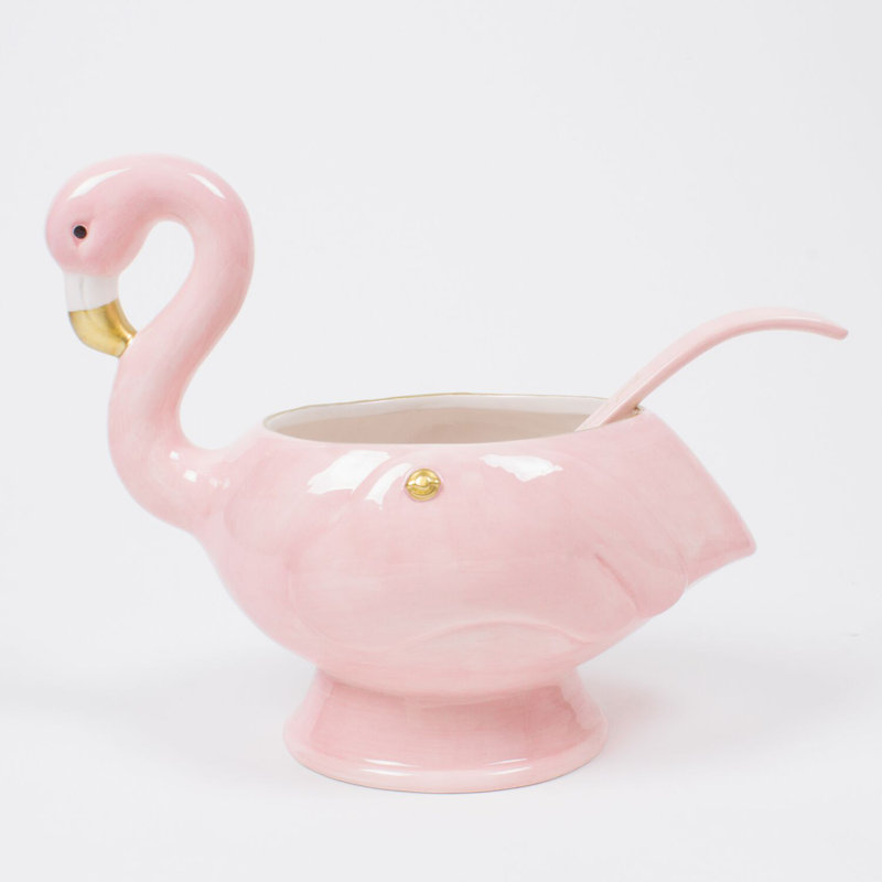 Ensemble de bols à perforer 2 pièces Ragland Flamingo