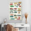 Tableau pour enfants Ashelle Transport Alphabet-108446157