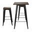 Solid Wood Top Dining Table-171185387