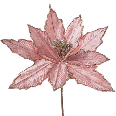 Fabric Poinsettia Arrangement