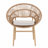 Set of 2 Rustic-Modern Wicker Outdoor Patio Chairs with Cushions-1257332219-1257332217