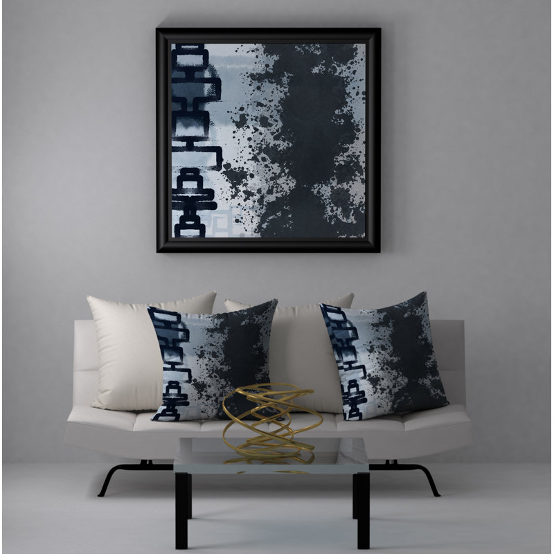 Housse de coussin décorative carrée renommée/insert, H 24 po x l 24 po
