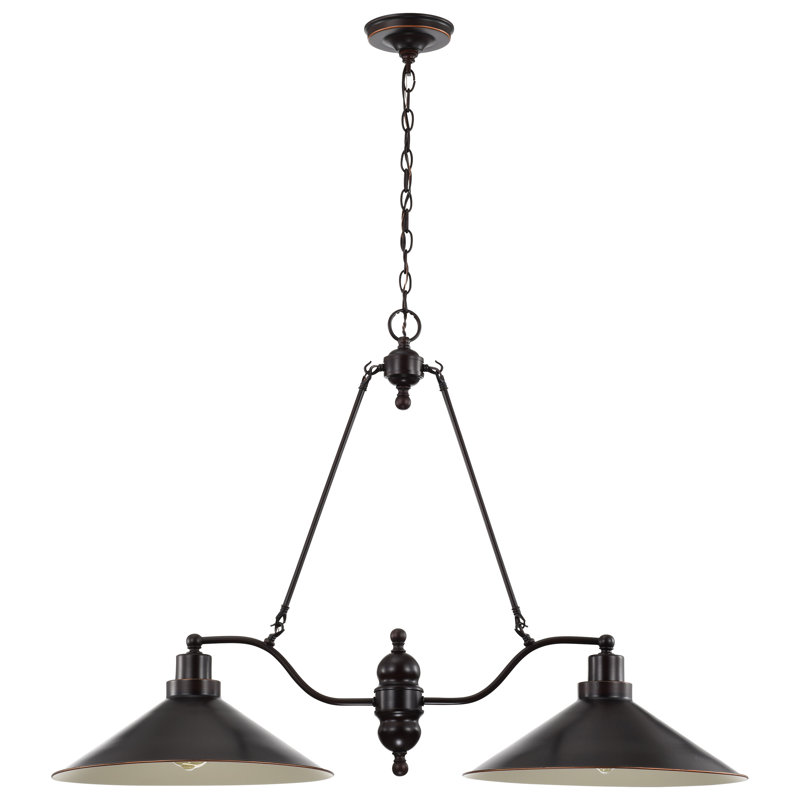 Tillar 2-Light Steel Linear Pendant 