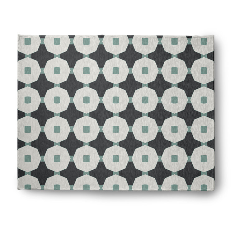 Cynar Chenille Geometric Indoor Rug