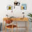 Wall Mounted File Rack For Office With Hooks, Set Of 6-99356834