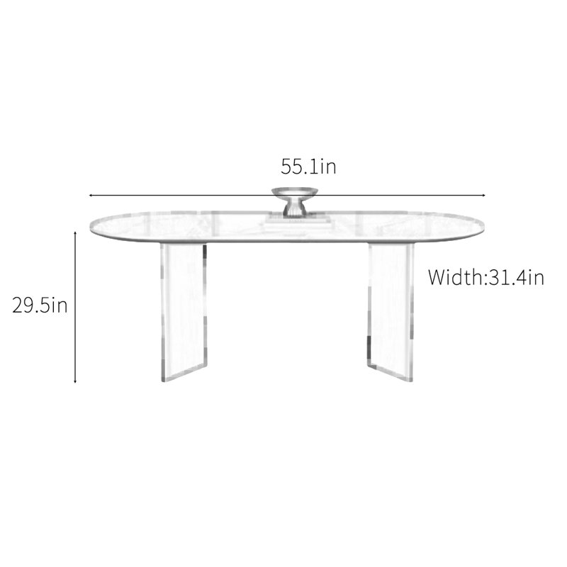 Carnell, H 29,5 po x L 55,1 po x l 31,4 po